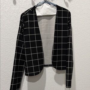 Charlotte Russe Women’s Windowpane Blazer